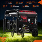 110v 220v Quiet Inverter Generator 5000w 274cc Gasoline Power Electric Start