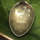 Antique Sterling Silver Spoon New Orleans Jackson Statue Alligator Handle