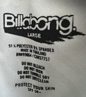 Billabong Rash Guard Spf 50  3 4 Sleeve Dark Green Camo Youth Large Stretch Swim