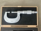 Mitutoyo No 122-125 0-1     0001    Blade Micrometer Ratchet Thimble Japan Made
