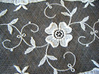 Antique Victorian  1 Runner  2 Doilies Schiffli Embroidered Princesse Mesh Lace