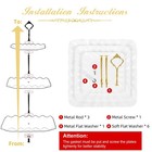 Dessert Cupcake Stand  3 Tier Cup Cake Holder Tower For Tea Party birthday Tray