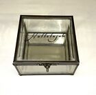 Glass Trinket Jewelry Box    hallelujah    3 1 8    Square Seasons Of Cannon Falls 