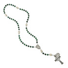 Celtic Rosary Prayer Beads With St Patrick s Medal Catholic Irish Prayer Beads