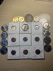 Silver Coin Lot 90  Us   Uk Florin Wheat Cents Mixed Estate Coins