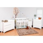 Stork Craft 4-in1 Portofino Crib   Changer Combo In White