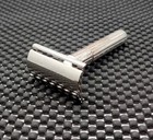 Vintage 1940 s Gillette Fat Handle Tech De Safety Razor  Triangle Slots