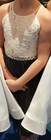 Iefiel Girls Size S Flower Girl First Communion Dress Lace Rhinestone