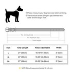 Genuine Leather Dog Collar Heavy Duty Soft Padded Wide For Large Dogs Adjustable