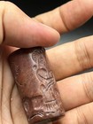 Medieval Intaglio Bactrian Seal Cylinder Stone Stamp Bead