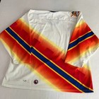 Vintage Carolina Monarchs Bauer Ahl Hockey Jersey White Gradient Canada 2xl