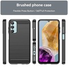 For Samsung Galaxy M15 5g Phone Case  Shockproof  Scratch Resistant Black