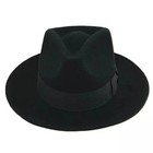 New Style Wide Brim Wool Crushable Fedora Hat For Men And Women