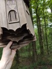 Wooden Bat House Assembled Wooden Castle Bat Outside Bat Box Outdoor Bat Shelter