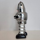 Robby The Robot Wind-up Chrome Planet Robot Reproduction Tin Toy