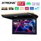 17 3  Ips Hd Car Tv Android Roof Flip Down Monitor Wifi Usb Hdm 1080p Video Play