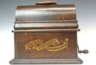 Antique Edison Standard Phonograph Includes   17 Wax Cylinders Rare   Circa 1900