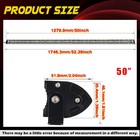 52 inch 1440w Led Light Bar Spot Flood Combo Offroad Driving 4x4 Truck Atv 50 54
