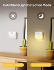 2 Pack Rechargeable Stair Light Indoor warm White Motion Sensor Night