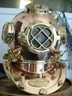 18 Inch Us Navy Mark V Deep Sea Antique Scuba Divers Helmet