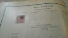 New Zealand Early Lot Of Stamps 19th Century 1800s Scott Brown Album 2 Photos