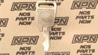 Nos Honda Oem Ignition Switch   Lock Key Double Groove Back H6039