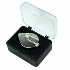 30x Jeweler  Loupe  Magnifier 30x21mm Magnifying Glass With Storage Case