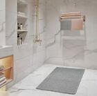 Non-slip Bathroom Floor Mat Quick Dry Shower Carpet Rug rect 80x50cm Gray New