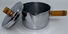 Vtg Farberware Chrome Coffee Creamer Pot Art Deco Chrome Butterscotch Bakelite