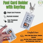 Fuel Card Holder Key Chain   Gas Card Key Ring - Id Keychain By Specialist Id