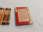 Vintage Crayolet Crayons 8 Eight Sticks No  14 Made In Usa School Kids Supply