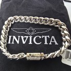 Invicta Elements Men s Cuban Link Chain Bracelet 80804 Stainless Steel