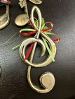 Bulk Lot Of 12 Vintage Christmas Ornaments Musical Notes