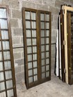   Antique Chestnut 36 Lite Double Entrance French Doors   33 5 X 82 75   Salvage