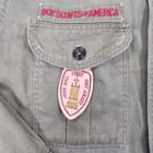 Vtg 50s 60s Bsa Boy Scouts Shirt Tampa Fl Troop 232 Panther Patch Lykes Award S