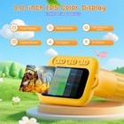 Skybasic Digital Microscope For Kids  2  Screen 1000x Handheld Yellow