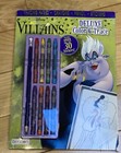 Disney Villains Deluxe Color And Trace Activity Book With Crayons