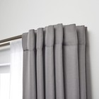 Twilight Double Curtain Rod Set Wrap Around Darkening Design Nickel 28-48  New