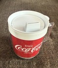 Rare Coca Cola Sippy Cup Travel Mug Vintage Handle W  Lid Original Paper