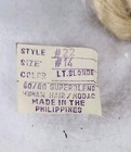 Lt Blonde Fashion Doll Wig Size 14  Human Hair Modac Blend Style 22