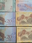 Banco Central De Venezuela Banknotes Lot 2  5   20 Bol  vares Uncertified