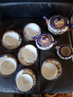 Japanese Kutani Eggshell  Tea Set Geisha Girl Service For 6
