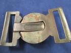 Antique Vintage  Brass Victoria  Police Belt Buckle 2 Piece British Crown Design