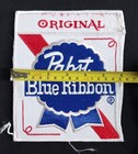 Large Original Pabst Blue Ribbon Beer Collectors Vintage Back Patch   White B