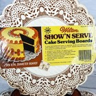 Vintage 1981 Wilton Show n Serve Cake Serving Boards 6 X 14    10 X 8  Sealed