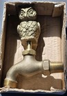 Brass Owl 1 2  Garden Faucet Spigot   more Than 20 Years Old  Owl Figure 3 x2  