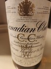 Vintage 1972 Canadian Club Whisky Bottle     Empty     750 Ml    Tax Strip       