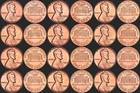 1959 P d Lincoln Memorial Cent  2  Rolls From Obw Rolls Gem Uncirculated Red