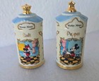 Lenox Mickey   Minnie Mouse Salt Pepper Shaker Set 1997 Disney Animated Classics
