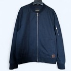 Lucky Brand Men s Bomber Jacket Full Zip Blue Size L